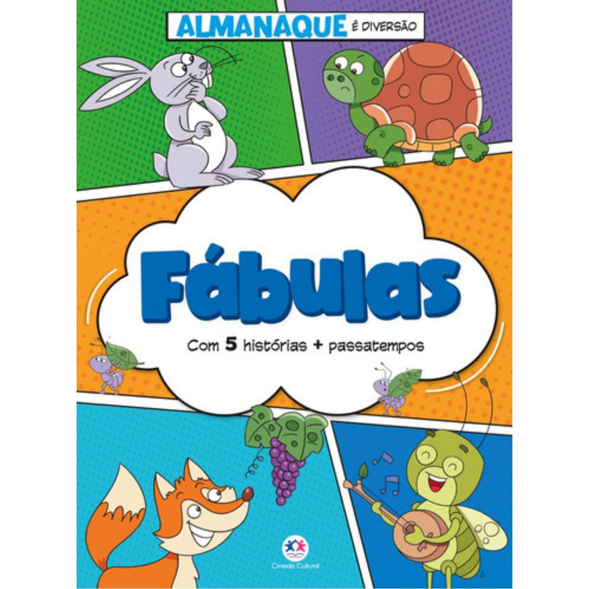 Livro Infantil Almanaque É Diversão Fábulas - Ciranda Cultural Livro Infantil Almanaque É Diversão Fábulas - Ciranda Cultural
